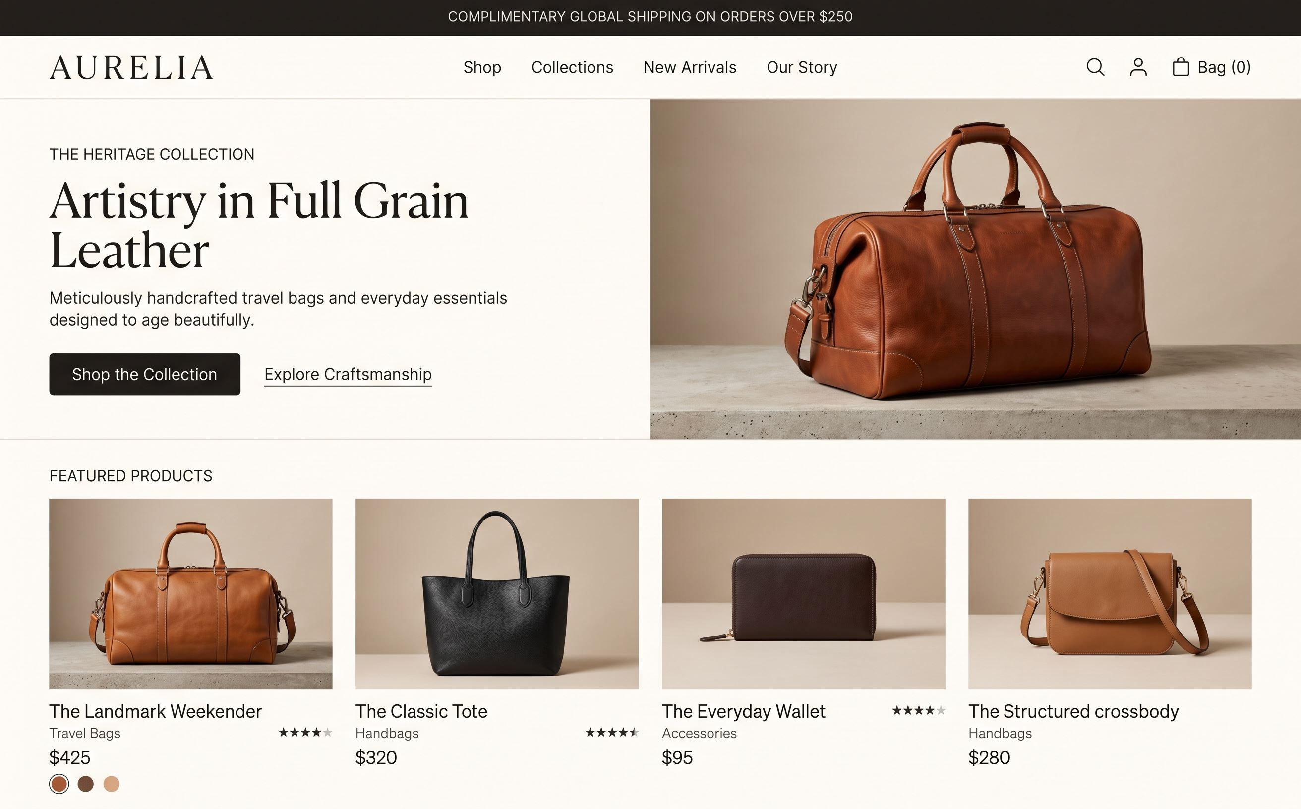 Shopify Store project by Global BSP