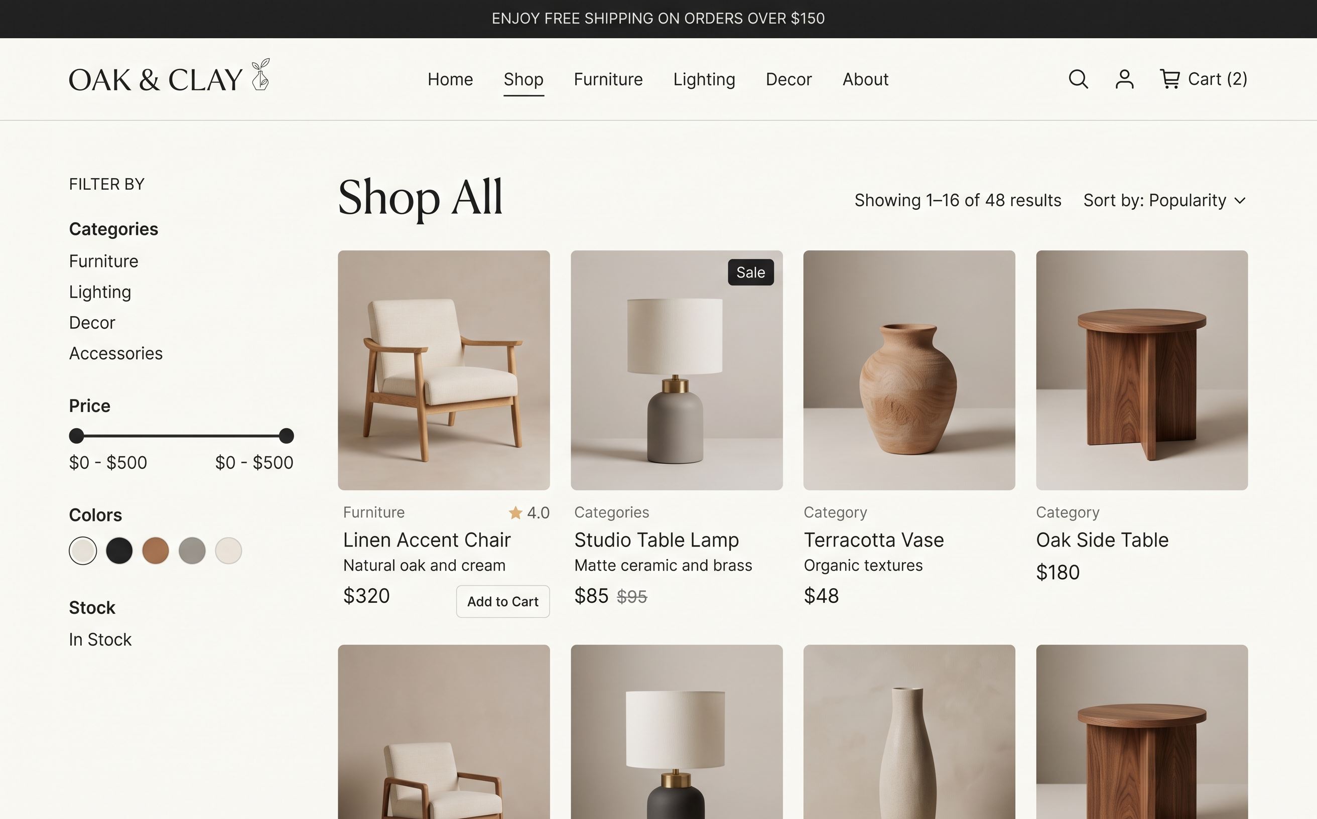 WooCommerce Store project by Global BSP